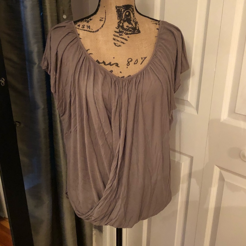 LAMade Lizbeth Draped high-low top